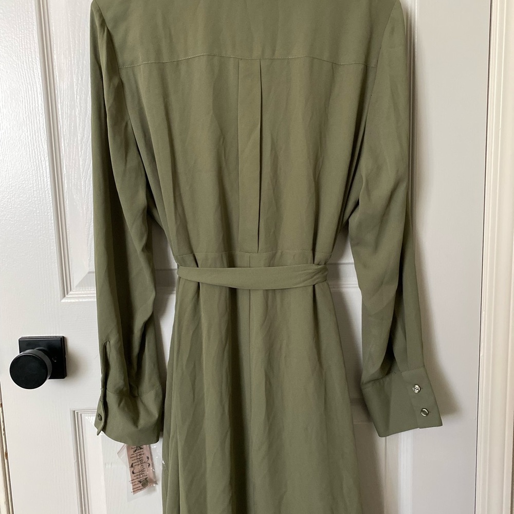 OLIVE NANNETTE WINDING VINES MIDI DRESS - Picture 2 of 6